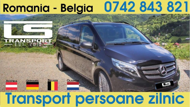 Transport Persoane, colete Craiova - Germania Belgia Olanda ZILNIC